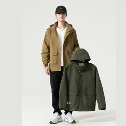 Men's Jackets Arrival Fashion Super Large Detached Hat Jacket Work Wear Casual Coat Plus Size XL 2XL3XL4XL5XL 6XL 7XL 8XL