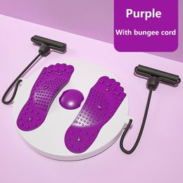 Twist Boards Yoga Twister Plate Twist Board with Resistance Rope Slimming Belly Tummy Legs Fitness Waist Exercise Balance Body Building Equip 230826