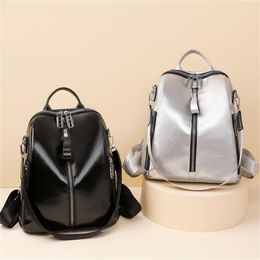 School Bags Luggage & Backpacks FASHION Korean Style Leisure Travel Waterproof Large Capacity PU Mochilas Para Mujer