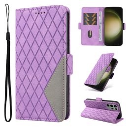 Shockproof Slim Leather Imprinted Card Holder Wallet Case For Samsung S23 Ultra S22 S21 S20 Note 20 Magetic Flip Stand Phone Funda