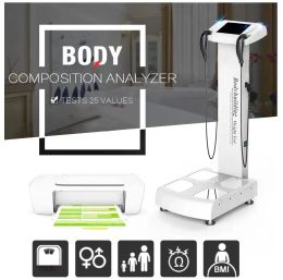 Professionell kroppsfettanalysator Skala komposit Bioimpedance Body Analysator Analys Maskin Body Composition Analysator med skrivare Factory Direct Sales