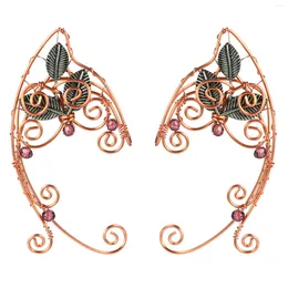 Backs Earrings Elf Ear Clip Elven Cuffs Women Women's Earmuffs Wrap Accessories Halloween