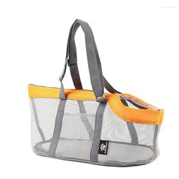 Dog Car Seat Covers RULISHE Carrying Bag Breathable Foldable Pet Handbag Nylon Mesh Material High Capacity Carrier Bags For Small Dogs