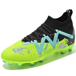 Soccer Shoes Men Kids Professional Football Boot Grass Outdoor Nonslip Breathable Multicolor Trainning Sneakers Size 3445 230814