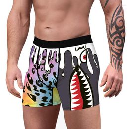 Underpants Four Packs High Quality 3D Digital Print Polyester Boxers For All Seasons