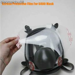 Protective Clothing Anti Scratch Protective Lens Film For 3M 6800 Gas Mask Respirator Full Face Window Screen Protector Painting Spraying Mask cover HKD230826