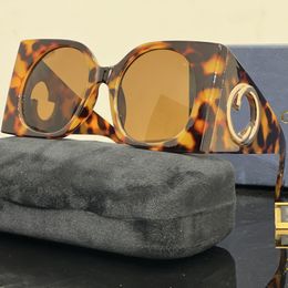 Designer Sunglasses for Man Glasses Personality Popular Men Goggle Women Eyeglasses Frame Vintage Metal Sun Glasses with Box Sun Eye