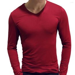 Men's Casual Shirts Great Spring Top Quick Dry All Match Skin-friendly Male Soft Elastic Men Shirt For Inner Wear