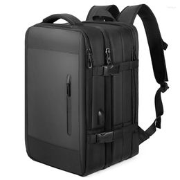 Backpack 39L Mens 17.3inch Laptop Bags Large Capacity Expandable Male Business Travel Backpacks Waterproof College Bagpack