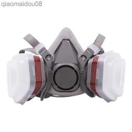 Protective Clothing 6200 Respirator Gas Mask Anti Dust Respirator Face Gas Mask Protection Industrial Gas Masks with Filters Widely Used HKD230826