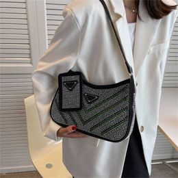 22% OFF Bag 2024 New Launch Designer Handbag Early Launch Baobao Women's Simple Versatile Rhinestone One Underarm Fashionable and Trendy Small Group