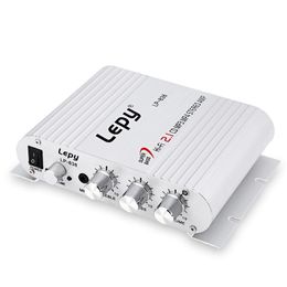 LP-838 Car Amplifier 12V Hi-Fi 2.1 stereo audio Amplifier Booster Radio CD MP3 MP4 Stereo AMP Bass Speaker Player