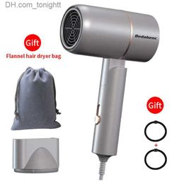 Portable Hair Dryer Strong Wind Hammer Blower 3500W Salon Dryer Hair Negative Ionic Hammer Blower Home Electric Blue Light Hair Q230829