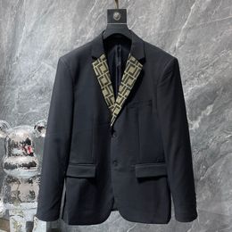 Double letter F G Mens designer Suit Blazer Jacket Coats For Men Stylist Embroidery Long Sleeve Casual Party Wedding with Asian Size M-3XL
