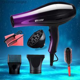 Powerful 8 In 1 Hair Dryer Portable Electric Hairdryer 3200W Type Hot / Cold Blow Dryer for Salons and Household Use EU Plug F30 Q230828