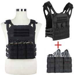 Men's Vests Tactical Vest Military Combat Vest Plate Wargame Airsoft Military Outdoor Hunting Vest Armour Man Tactical Equipment 230827