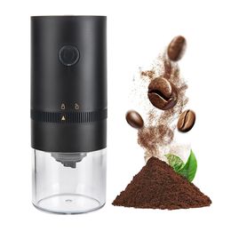 Manual Coffee Grinders Electric Grinder Burr Bean Portable Mills USB Chargeable for Drip Espresso French Pres Coffeeware 230828