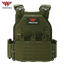 Men's Vests YAKEDA 1000D Nylon Durable Chaleco Tactico Multi-Cam Tactical Vest Plate Gilet Tactiqu Vest for Military Hunting 230827