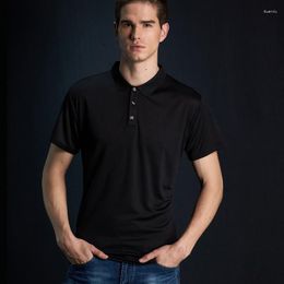 Men's T Shirts MRMT 2023 Brand T-shirt Quick Dry Tee Shirt Short Sleeve Solid Colour Lapel