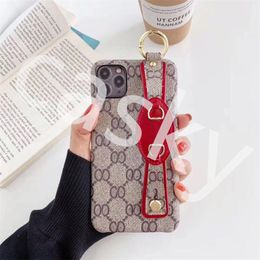 Luxury Designer Apple Phone Case Wrist Strap Suitable For X 7/8plus Xsmax Holder Style Fashion Brand Women Men Cellphone Protective Cases
