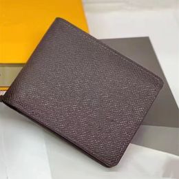 10A Top Luxury Leather Purse Wallets Fashion Designer Wallets Retro Handbag For Men Classic Card Holders Coin Famous Clutch Wallet 2023