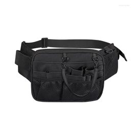 Storage Bags Nursing Organizer Belt Bag Waist Pouch Case For Scissors Care Kit Tool Professional Multi-compartment