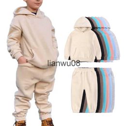 Clothing Sets Children Hooded Tracksuits Casual Hoodies Suit for Girls 2 Years Old Toddler Boy Fleece Outfits Children's Clothing for Kids x0828