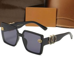Designer de óculos de sol feminino masculino círculo design óculos de sol clássico patten óculos adumbral 6 cores opcionais