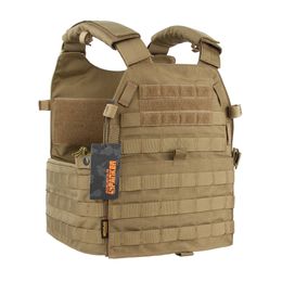 Men's Vests Tactical Vest Hunting Molle Plate Vests Set With Pouch Magazine Airsoft Paintball CS Equipment Outdoor Protective Vests 230827