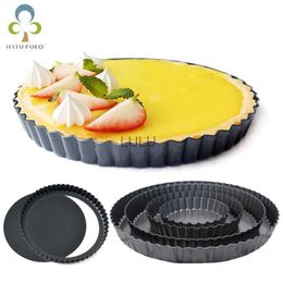 Fluted Pie Tart Pan Mold Baking Removable Bottom Nonstick Quiche Tool Rectangle Bakeware template Dishes Cake Pans GYH HKD230828