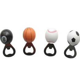 Spherical beer bottle opener, refrigerator sticker function beer cap opener