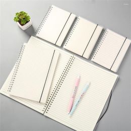 Creative Simple Scrub Notebook A6 Spiral Book Coil To Do List Lined Dot Blank Grid Paper Diary For School Stationery