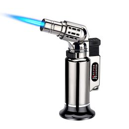 Metal Outdoor BBQ Kitchen Lighter Airbrush Torch No Gas Jet Windproof Camping Cigarette Cigar Turbo Butane 1300 C MG86