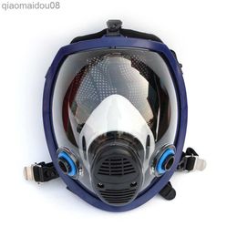 Protective Clothing Chemical mask 6800 7suits 6001 Gas Mask acid dust Respirator Paint Pesticide Spray Silicone Philtre Laboratory cartridge welding HKD230826