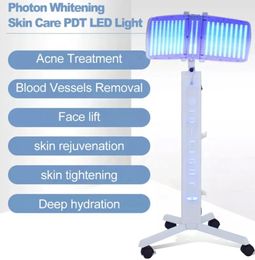 High Quality Red 7 Colours Pdt Led Facial Machine Light Phototherapy Skin Care Led Light Therapy Skin Rejuvenation Whitening Comfortable Spa239