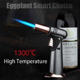Genuine JOBON No Gas Refill Windproof Lighter Spray Jet Flame Torch with Safe Lock Cigar Igniter Kitchen Fire Starter Big Size R8NY