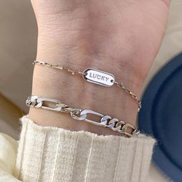 Charm Bracelets 2023 Ins Style Link Chain For Women Hand Jewelry Bracelet Fashion Party Gifts 15cm(5 7/8") Long 1 Piece