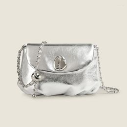Вечерние сумки женская сумка для плеча винтажная серебряная цепь Женская мобильная телефон кросс для женщин для женщин