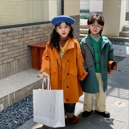 Jackets 2023 Wholesale Girls Boys Coat Autumn Cotton Full Sleeve Kids Jacket 2-8 Years A704