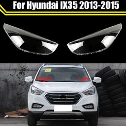 Light Case Headlamp Lens For Hyundai IX35 2013-2015 Headlight Cover Car Replacement Front Auto Shell Transparent Lampshade