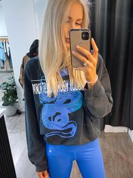 Mens Hoodies Sweatshirts Letter Graphic Print Sweatshirt Woman Spring Cotton Loose Pull Hoodie Femme Casual Vintage Classic Wild Pullover Tops 230828