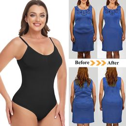 Waist Tummy Shaper Bodysuits Shapewear Slim Body LALAMELON Smooth Out Open Crotch Adjustable Straps Suits Control Butt Lifting 230826