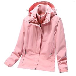 Women's Jackets Autumn And Winter Solid Double Thickened Windproof Vest Jacket For Women Button Ladies Business