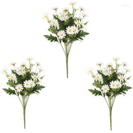 Decorative Flowers 1 PCS Artificial Silk Daisy Flower Bouquet For Home Table Centrepieces Arrangement Decoration Decore Fake