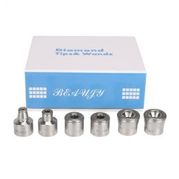 Face Care Devices Dermabrasion Microdermabrasion Skin Peeling Replacement Tips 6 Units For Stainless Wands Diamond Peel Vacuum Machine 230828