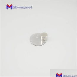 Magnets Wholesale 10Pcs Strong Rare Earth Ndfeb Magnet 10 X 10Mm Neo Neodymium N50 Craft Model Disc Sheet 1010 Mm Drop Delivery Office Dh3Df