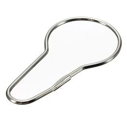 Stainless steel Chrome Plated Shower Curtains Bath Bathroom Curtain Rings Clip Easy Glide Hooks LL