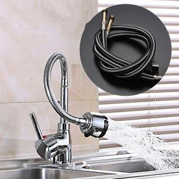 Kitchen Faucets And Cold Tip Tee Faucet Washing Basin With 60cm Water Pipe