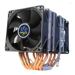 Computer Coolings 6 Heat Pipes CPU Cooler 4 Pin PWM RGB PC Quiet Intel LGA 2011 775 1200 1150 1151 1155 X79X99 AMD AM3 AM4 Cooling Fan