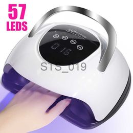 Nail Dryers X9 Max UV LED Nail Lamp For Fast Drying Gel Nail Polish Dryer 57LEDS Home Use Nail Lamp With Auto Sensor For Manicure Salon x0828